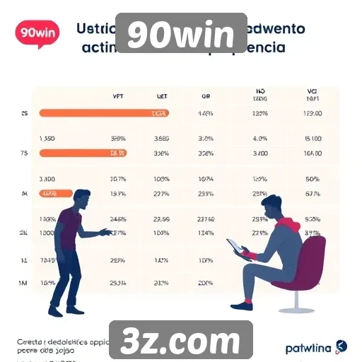 Estatísticas de usuários ativos no 90win